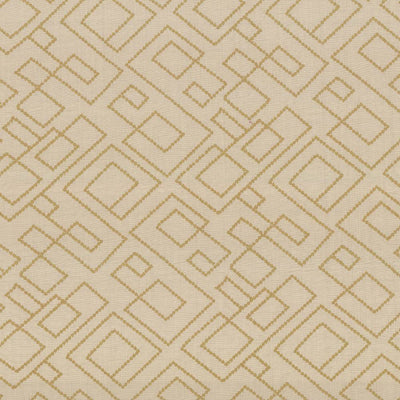 KASMIR FABRICS-TALLMADGE FRET - WHEAT
