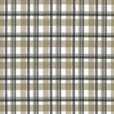 KASMIR FABRICS-TAMRON PLAID - SANDSTONE