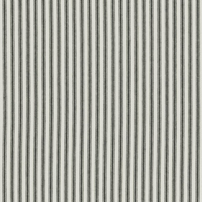 KASMIR FABRICS-TICKING STRIPE - BLACK