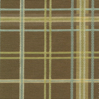 KASMIR FABRICS-TOBAGO PLAID - CAFE