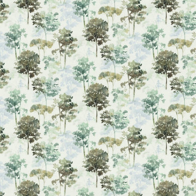 KASMIR FABRICS-TRANQUIL TREES - SKY