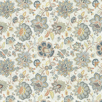 KASMIR FABRICS-TROYAN - SILVER