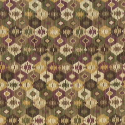 KASMIR FABRICS-VALDEZ IKAT - HEATHER