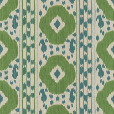 BRUNSCHWIG & FILS - VARKALA PRINT - TEAL/GREEN