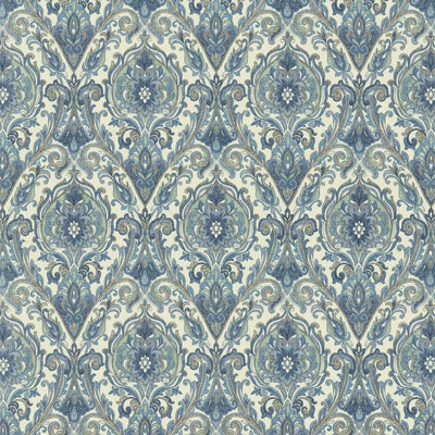 KASMIR FABRICS-VONNA SCROLL - INK