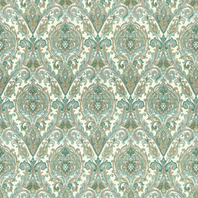 KASMIR FABRICS-VONNA SCROLL - JADESTONE