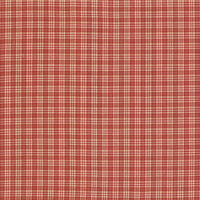 KASMIR FABRICS-WILLOW PLAID - CRIMSON RED