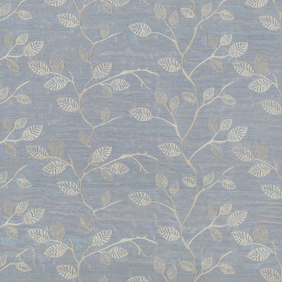 KASMIR FABRICS-WOODBINE - ICE BLUE