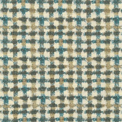 KASMIR FABRICS-ZAPPOS CHECK - MINERAL