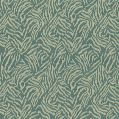 KASMIR FABRICS-ZIBURA - PEACOCK